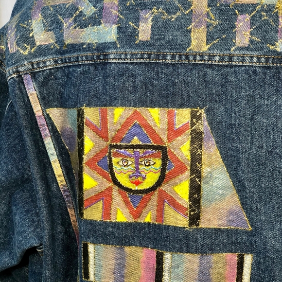 VTG Georges Marciano Custom Denim Jacket - Picture 7 of 11